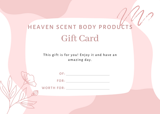 Heaven Scent Body Products Gift Card